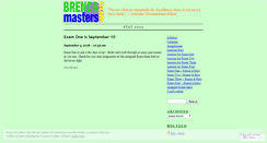 Desktop Screenshot of brendamasters.com