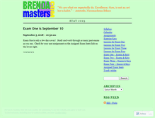 Tablet Screenshot of brendamasters.com